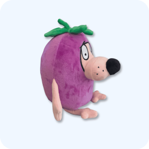 Eggplant Courage Plush