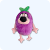 Eggplant Courage Plush